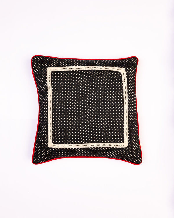 Dotted Cotton Cushion Cover - Charcoal by Modus & Mood