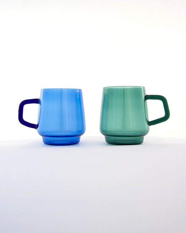 Stackable Glass Mug - Cobalt Blue - view 5 of 5