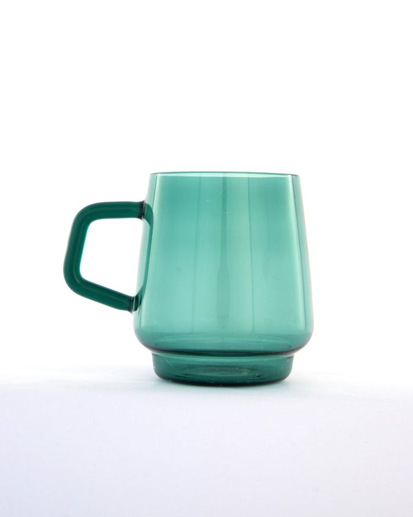 Stackable Glass Mug - Forest Green - view 2 of 5