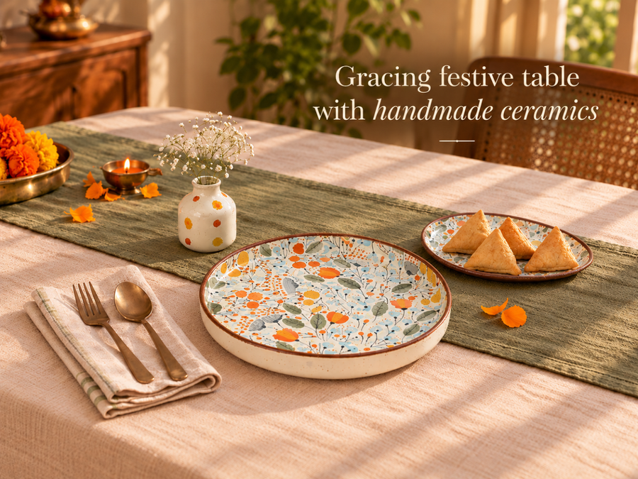 Festive Tablescaping with Handmade Ceramics