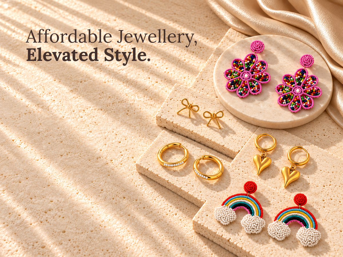 Imitation Jewellery Under ₹1,000: Gold-Tone Everyday and Beaded Statement