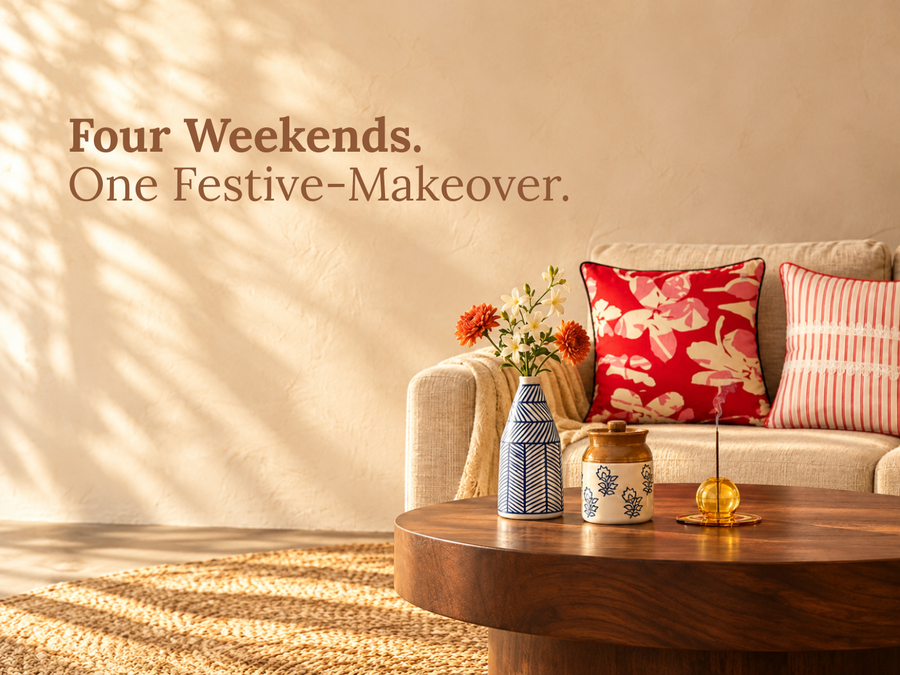 Navratri to Diwali: A Four-Weekend Home Refresh