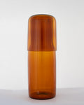 Bedside Glass Carafe & Tumbler Set - Amber