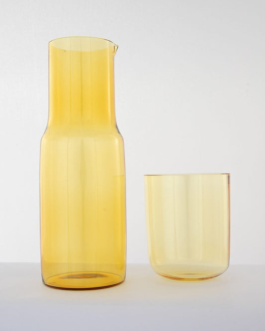 Bedside Glass Carafe & Tumbler Set - Honey - view 2 of 3