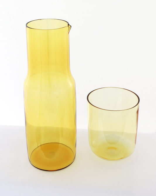 Bedside Glass Carafe & Tumbler Set - Honey - view 3 of 3