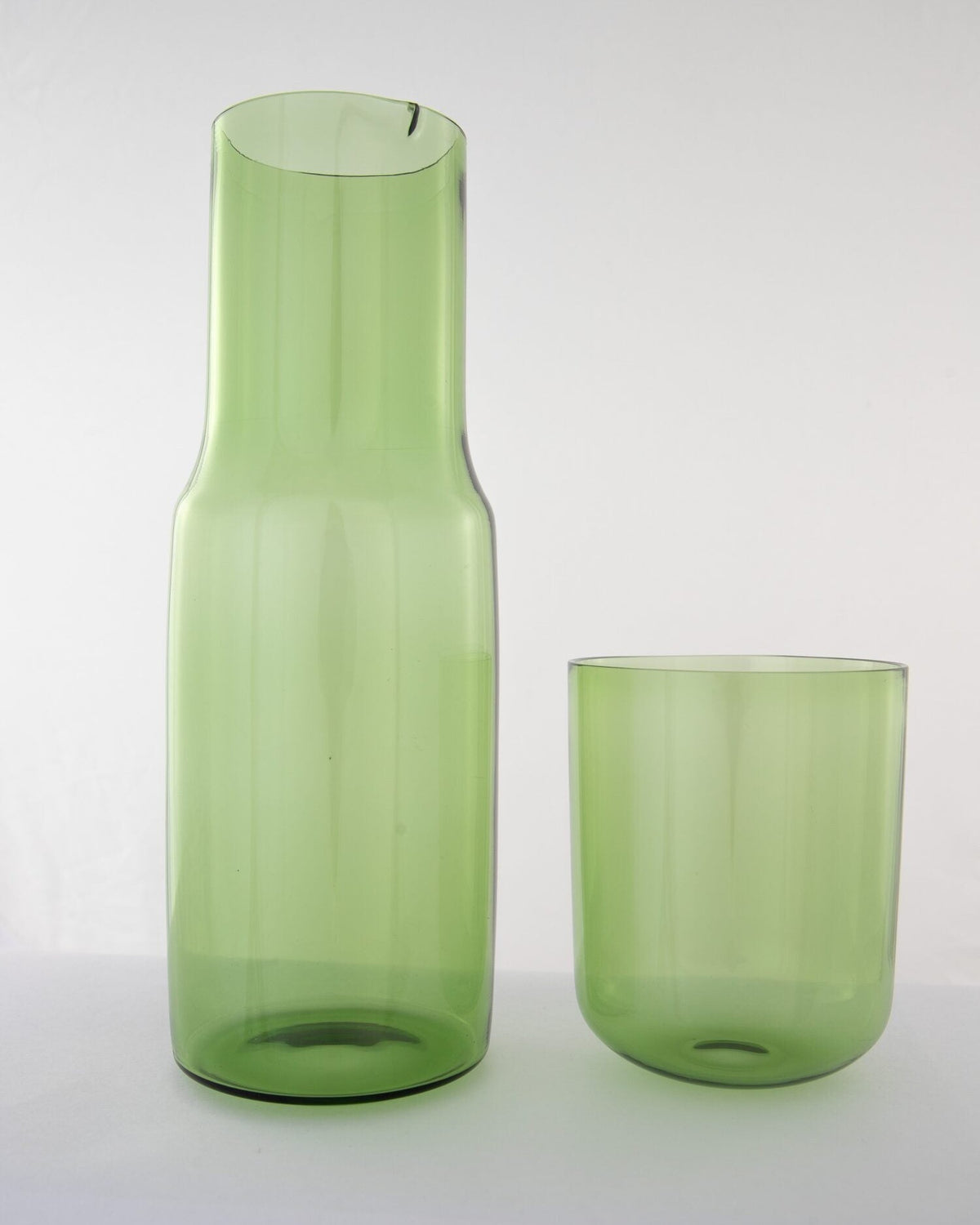 Bedside Glass Carafe & Tumbler Set - Lime Green - view 2 of 3