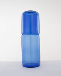Bedside Glass Carafe & Tumbler Set - Sky Blue - view 2 of 5