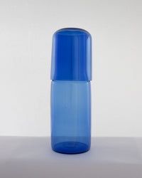 Bedside Glass Carafe & Tumbler Set - Sky Blue - view 3 of 5