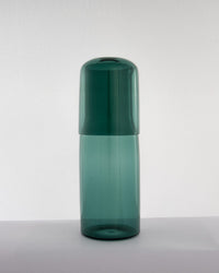 Bedside Glass Carafe & Tumbler Set - Teal - view 2 of 4