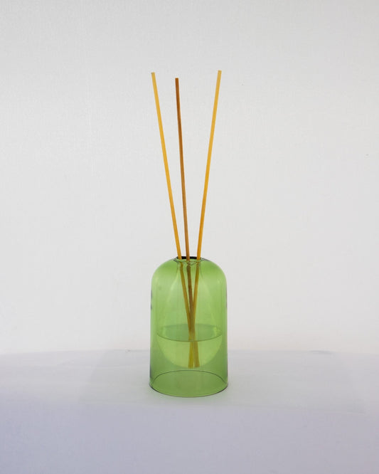 Bell Jar Glass Reed Diffuser Bottle - Green - view 2 of 5