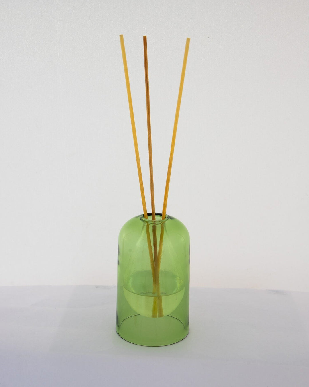 Bell Jar Glass Reed Diffuser Bottle - Green - view 4 of 5