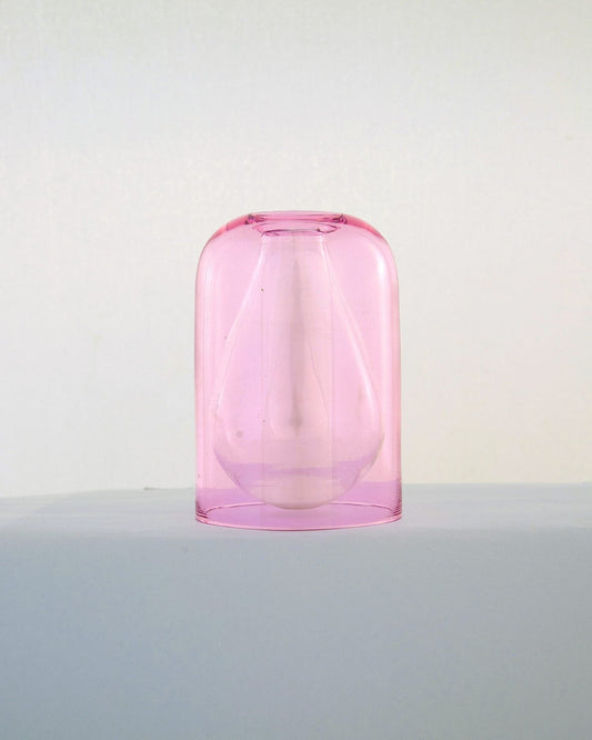 Bell Jar Glass Reed Diffuser Bottle - Rose Pink - view 3 of 5