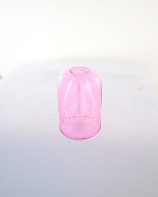 Bell Jar Glass Reed Diffuser Bottle - Rose Pink - view 4 of 5