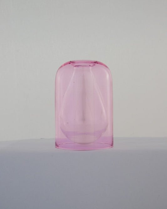 Bell Jar Glass Reed Diffuser Bottle - Rose Pink - view 5 of 5