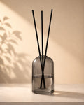 Bell Jar Glass Reed Diffuser Bottle - Smoke Grey