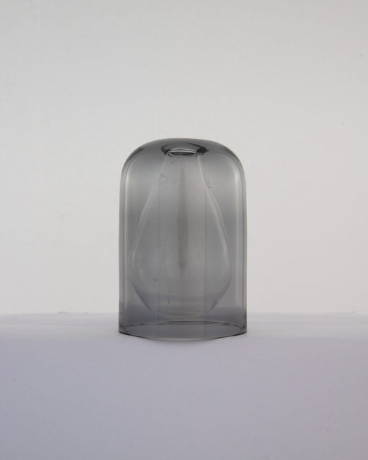 Bell Jar Glass Reed Diffuser Bottle - Smoke Grey - view 2 of 4