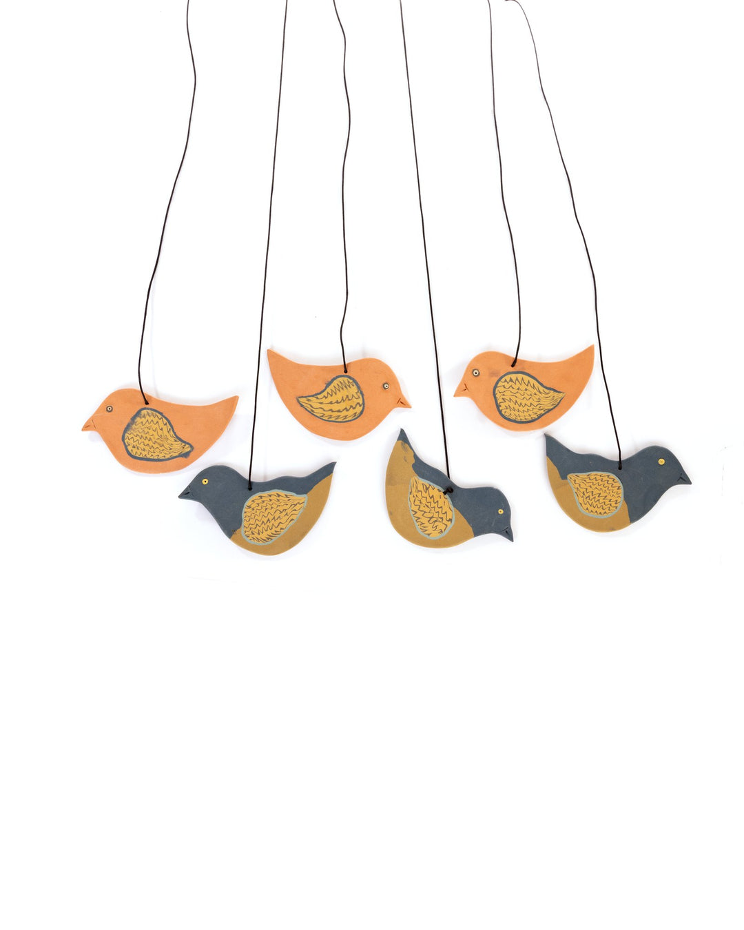 Bird Nerikomi Ceramic Wind Chime - Multicolour - view 2 of 4
