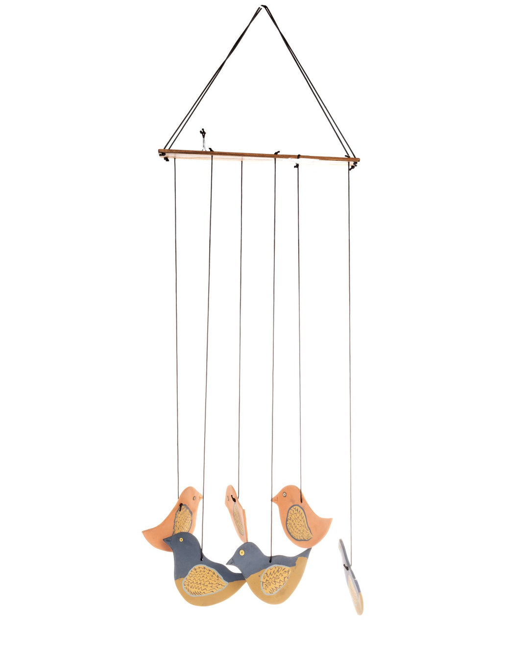 Bird Nerikomi Ceramic Wind Chime - Multicolour - view 3 of 4