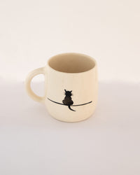 Black Cat Hand-Painted Ceramic Mug - view 3 of 3