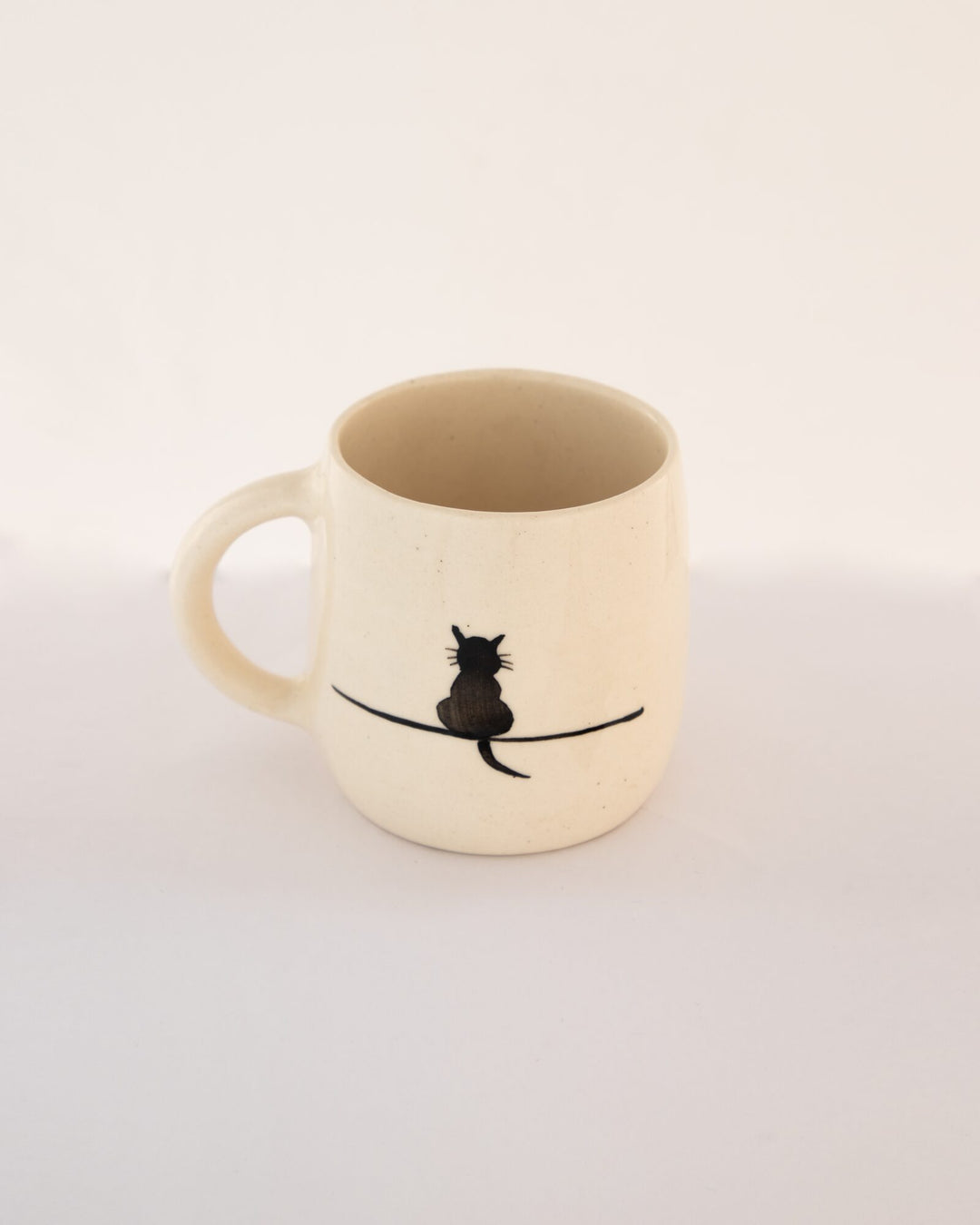 Black Cat Hand-Painted Ceramic Mug - view 3 of 3