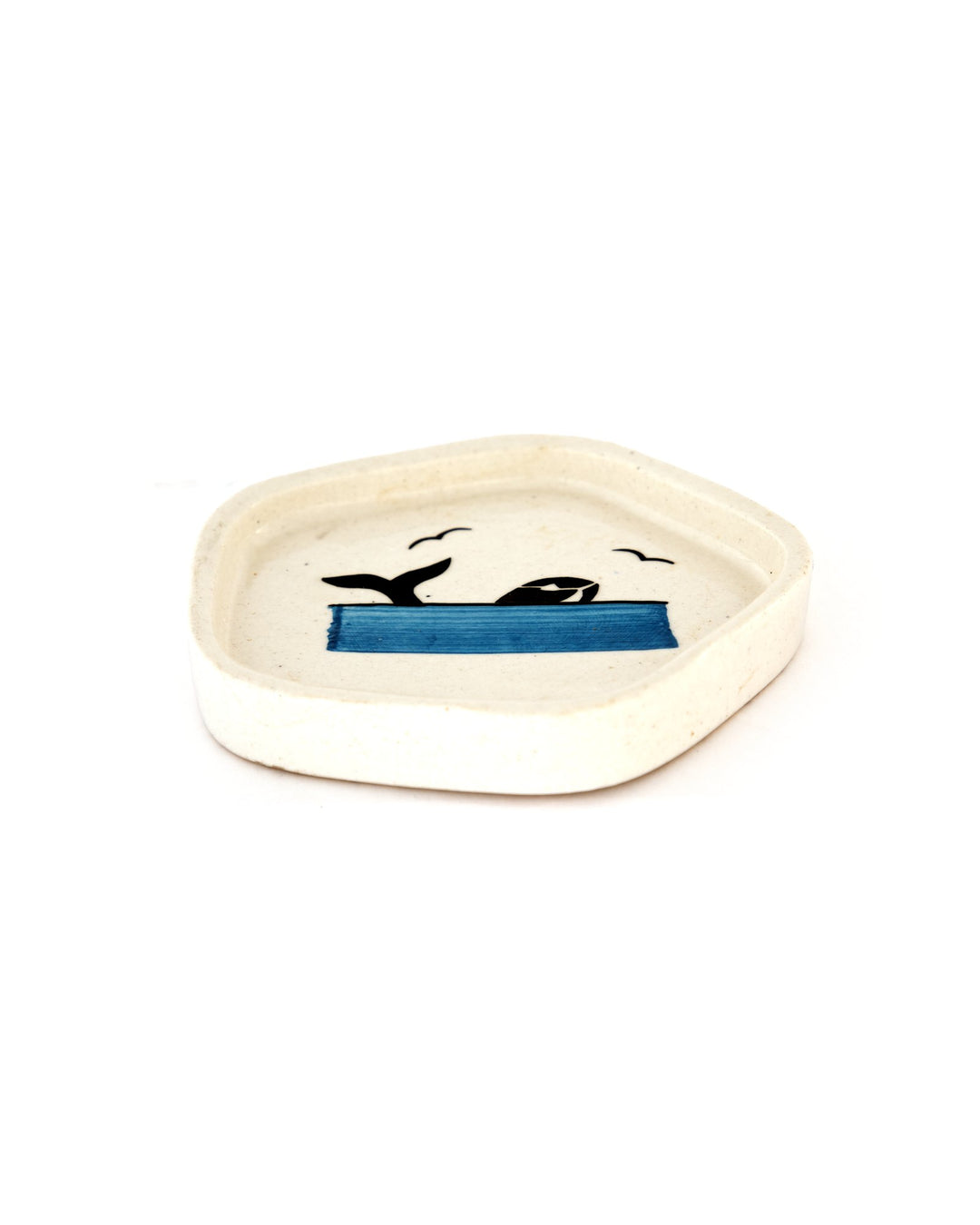 Blue Dolphin Hand-Painted Ceramic Trinket Dish - view 3 of 3