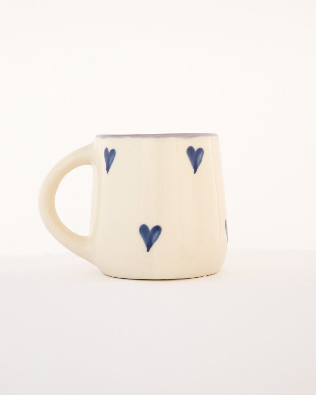 Blue Heart Hand-Painted Ceramic Mug by Modus & Mood