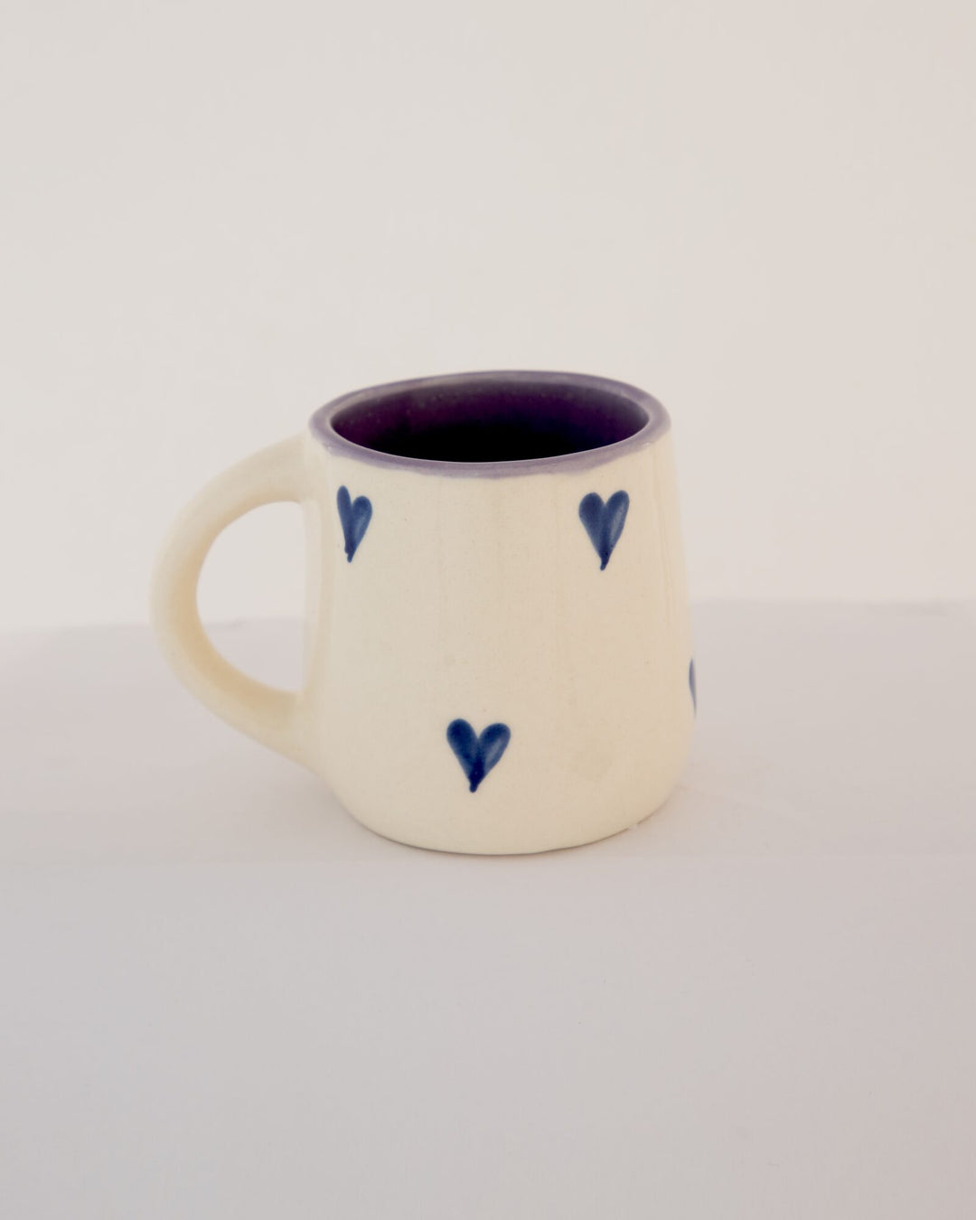 Blue Heart Hand-Painted Ceramic Mug - view 2 of 3