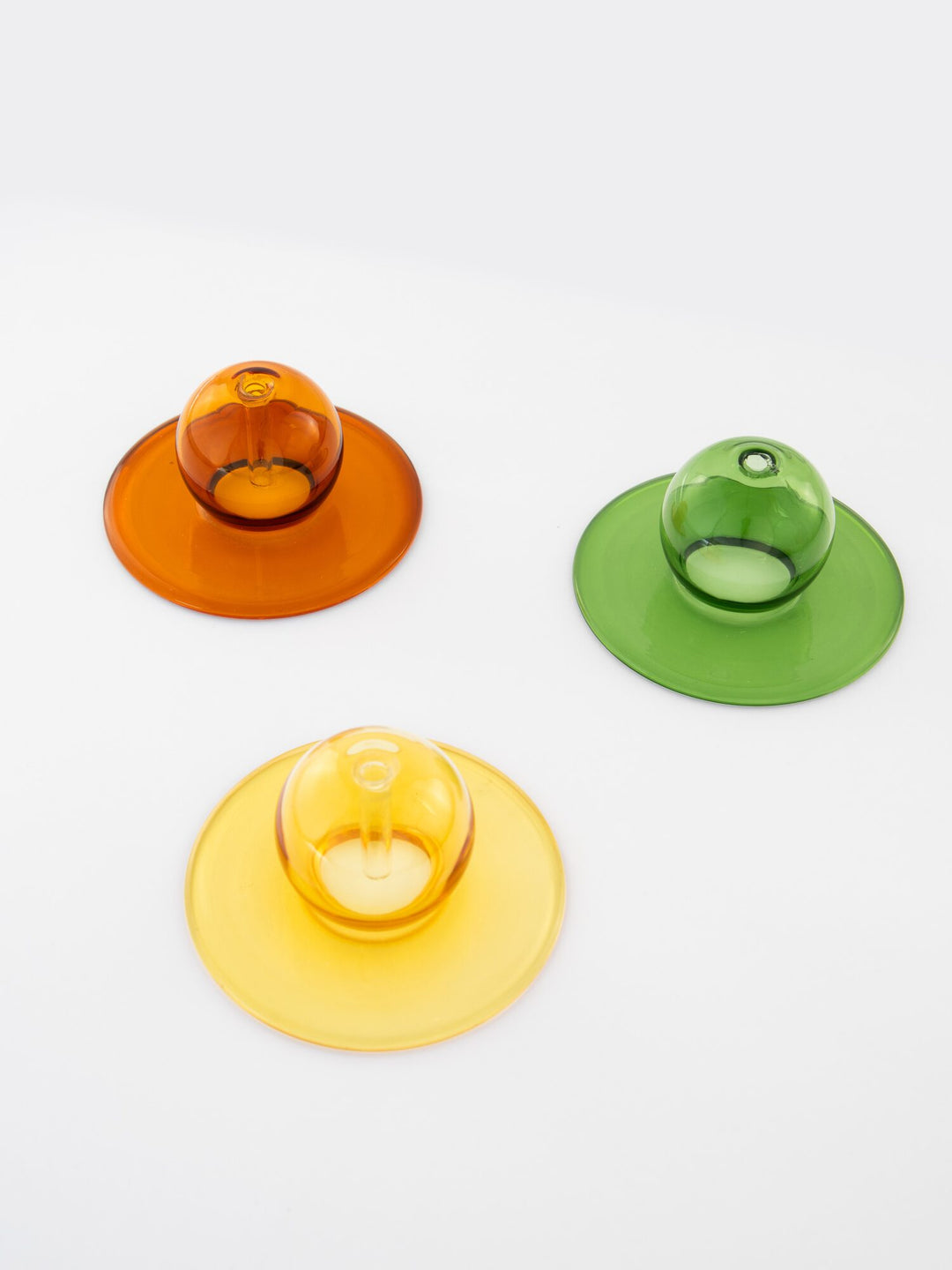 Sun Orb Amber Glass - Incense Stick Stand - view 3 of 3