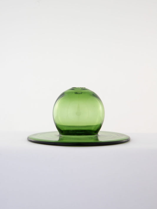 Sun Orb Green Glass - Incense Stick Stand - view 2 of 4