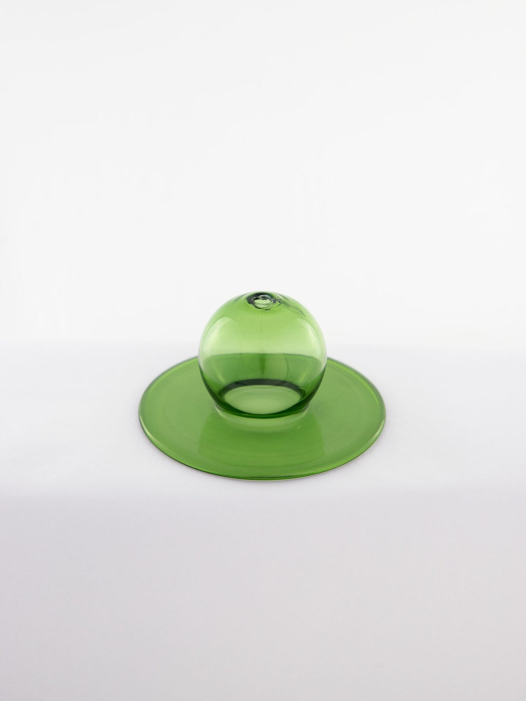 Sun Orb Green Glass - Incense Stick Stand - view 3 of 4