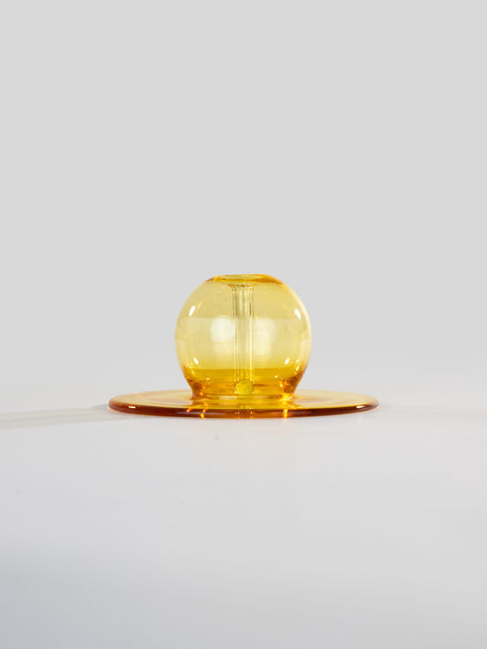 Sun Orb Yellow Glass - Incense Stick Stand by Modus & Mood