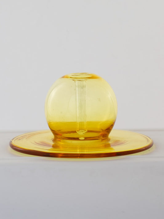 Sun Orb Yellow Glass - Incense Stick Stand - view 2 of 6