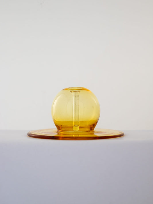 Sun Orb Yellow Glass - Incense Stick Stand - view 4 of 6