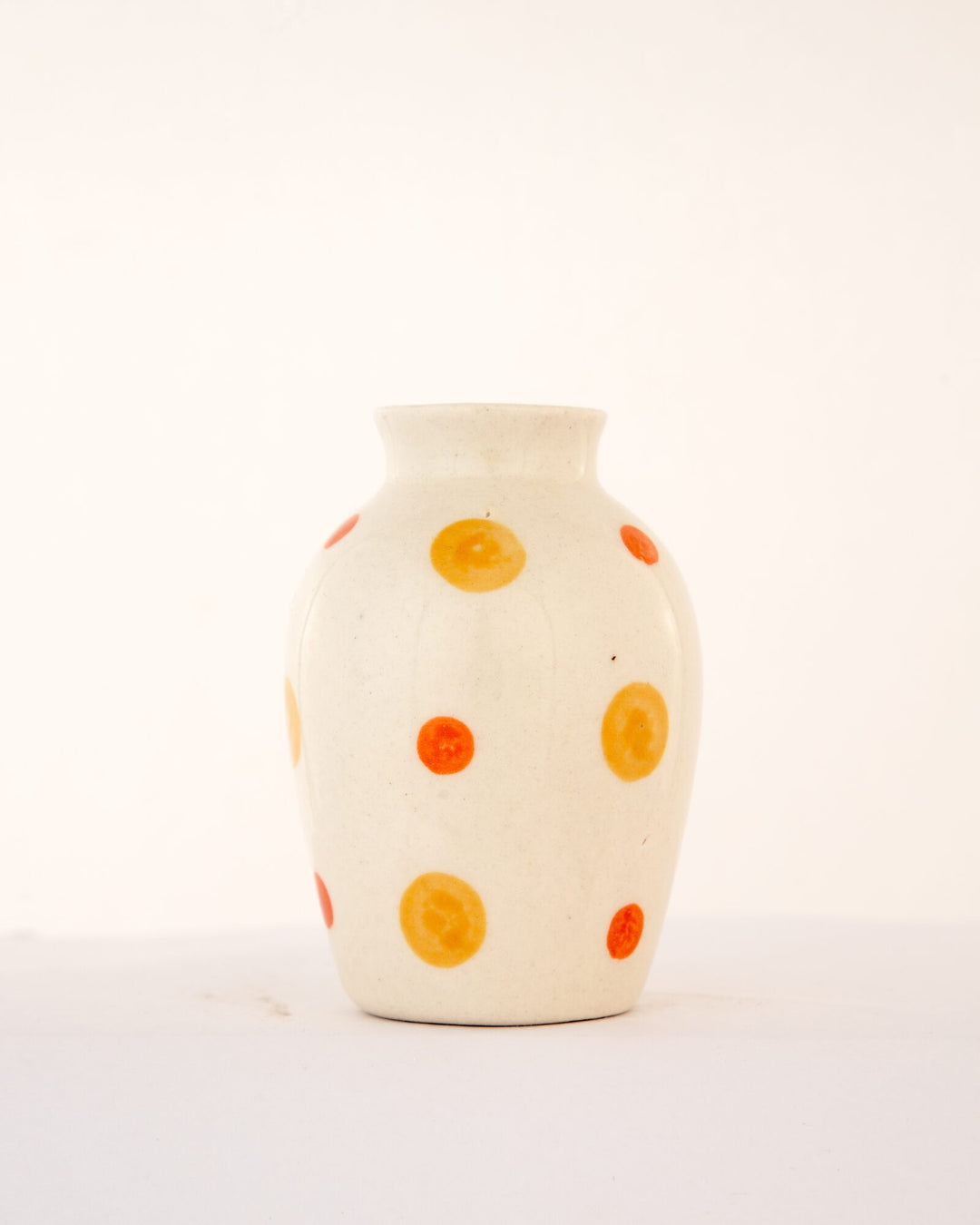 Sunspot Dotted Mini Ceramic Bud Vase - Oval by Modus & Mood