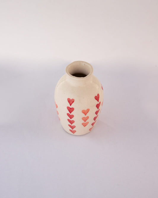 Dil Se Red Heart Ceramic Bud Vase - view 3 of 3