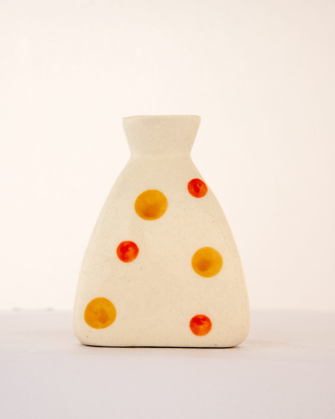 Sunspot Dotted Mini Ceramic Bud Vase - Tapered - view 2 of 4