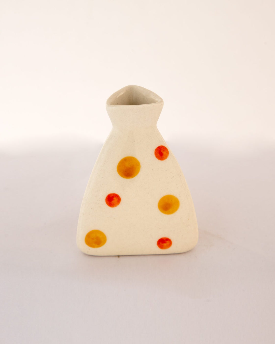 Sunspot Dotted Mini Ceramic Bud Vase - Tapered - view 4 of 4