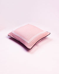 Candy Stripe Cotton Cushion Cover - Pink - view 2 of 2