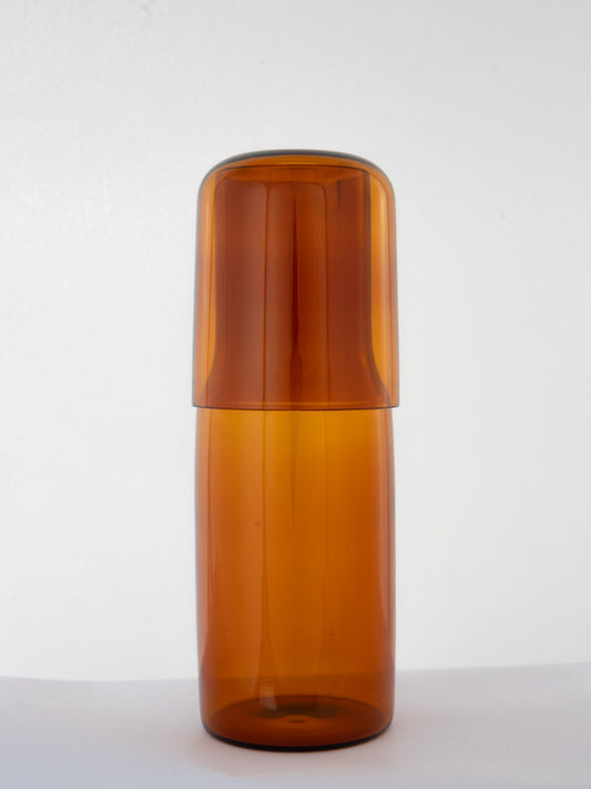 Bedside Glass Carafe & Tumbler Set - Amber by Modus & Mood