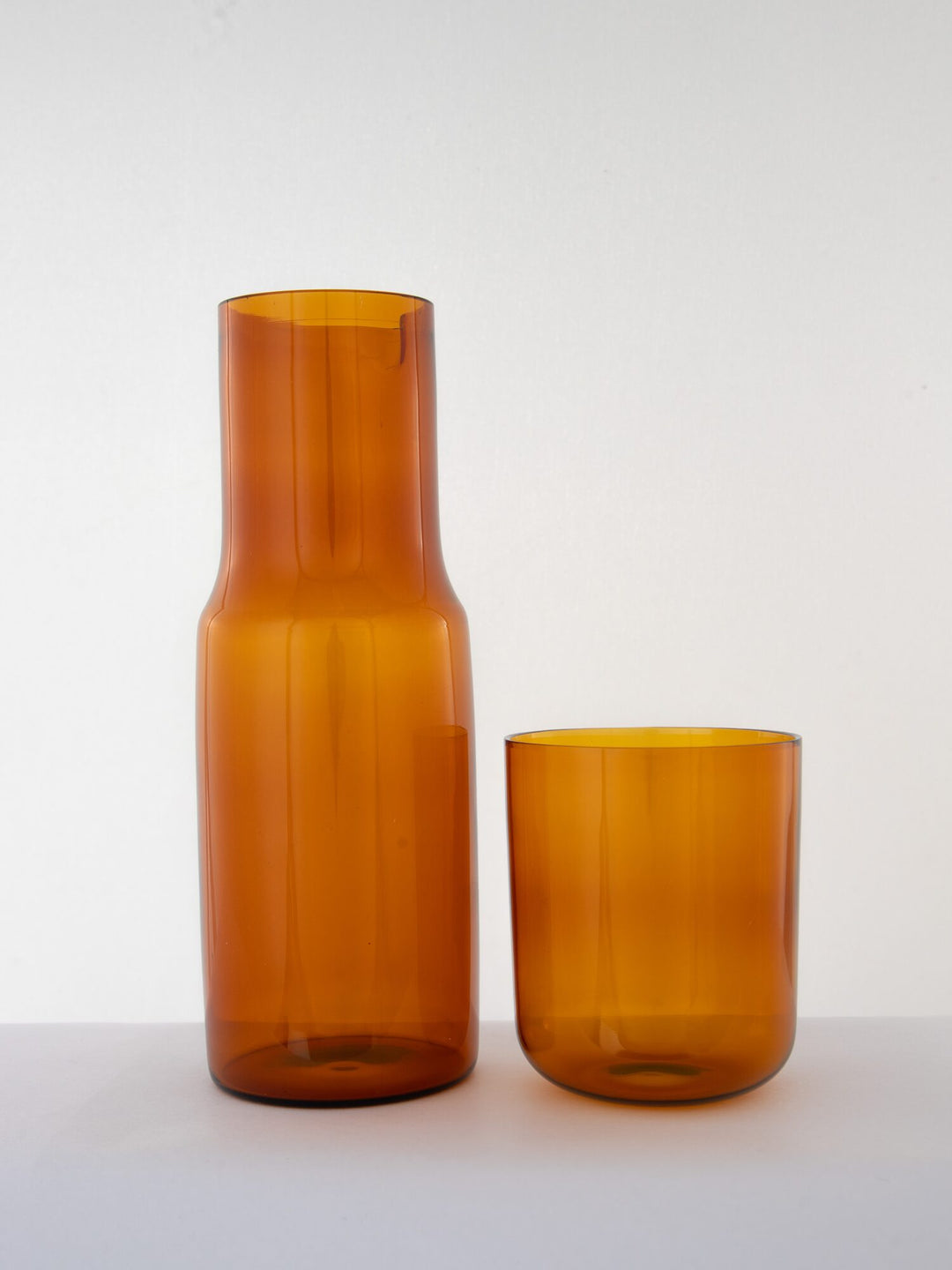 Bedside Glass Carafe & Tumbler Set - Amber - view 2 of 4