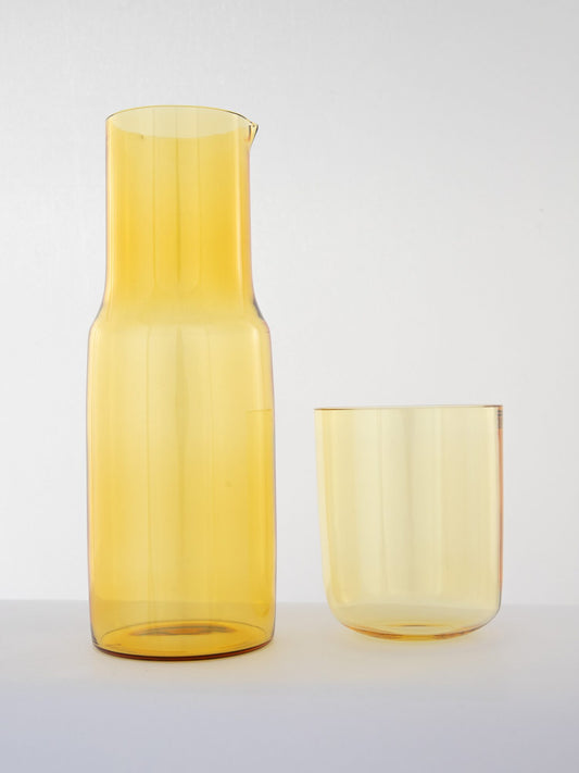 Bedside Glass Carafe & Tumbler Set - Honey - view 2 of 3