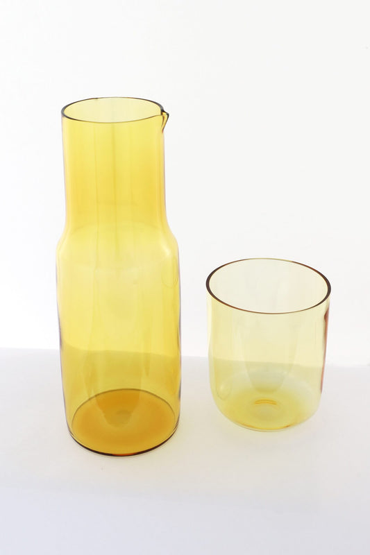 Bedside Glass Carafe & Tumbler Set - Honey - view 3 of 3