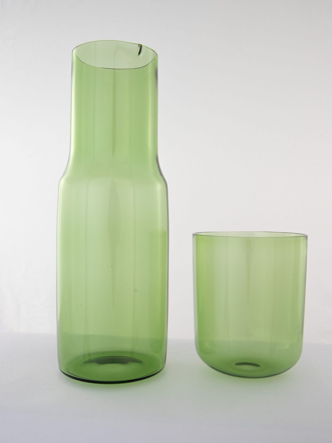 Bedside Glass Carafe & Tumbler Set - Lime Green - view 2 of 3