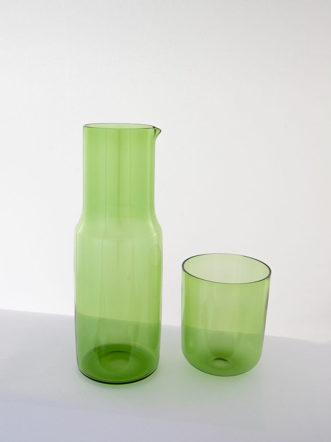 Bedside Glass Carafe & Tumbler Set - Lime Green - view 3 of 3