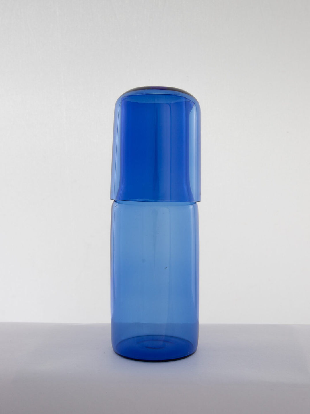 Bedside Glass Carafe & Tumbler Set - Sky Blue - view 2 of 4