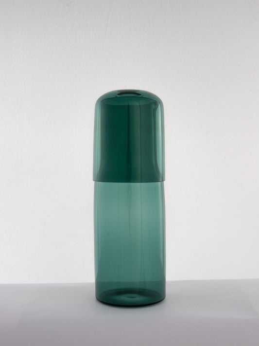 Bedside Glass Carafe & Tumbler Set - Teal by Modus & Mood