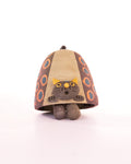 Cat Nerikomi Ceramic Bell Hanging - Rust Rings
