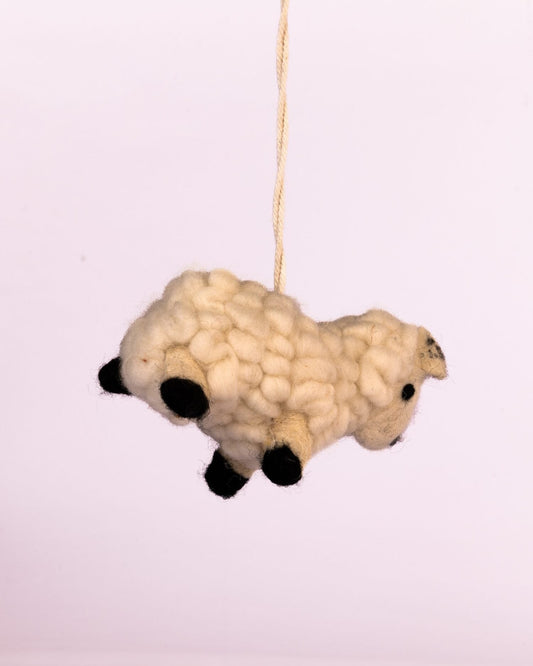 Cloud Fleece Wool-Felt Sheep Figurine - view 3 of 3