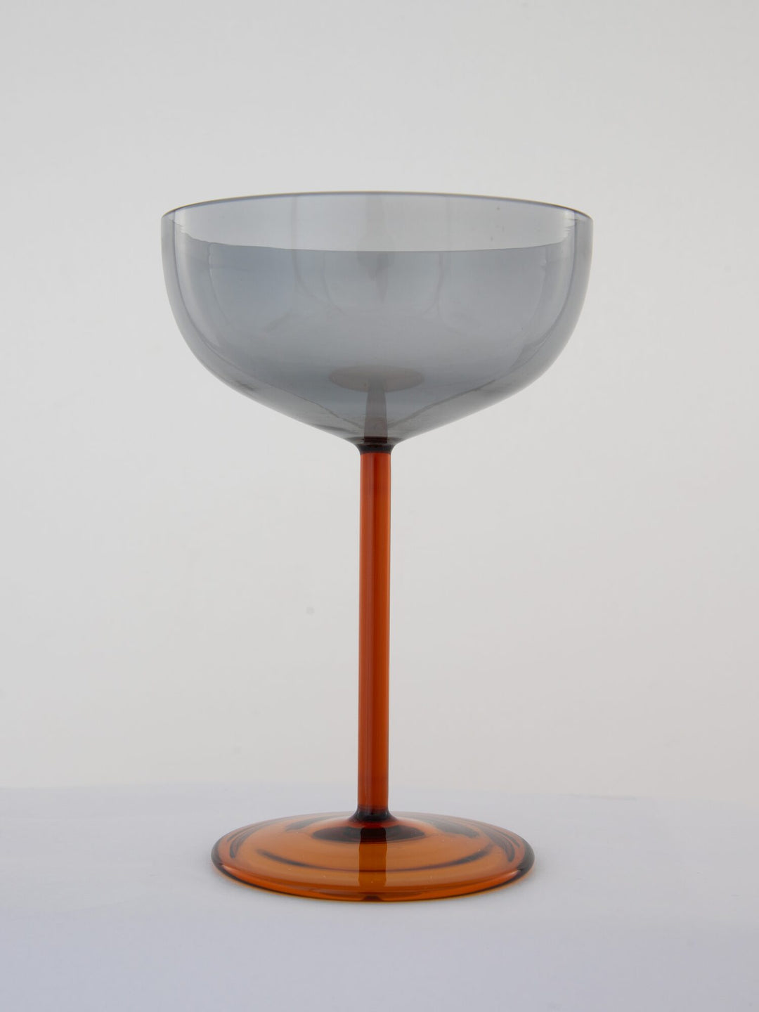 Two-Tone Coupe Cocktail Glass - Ash & Amber by Modus & Mood