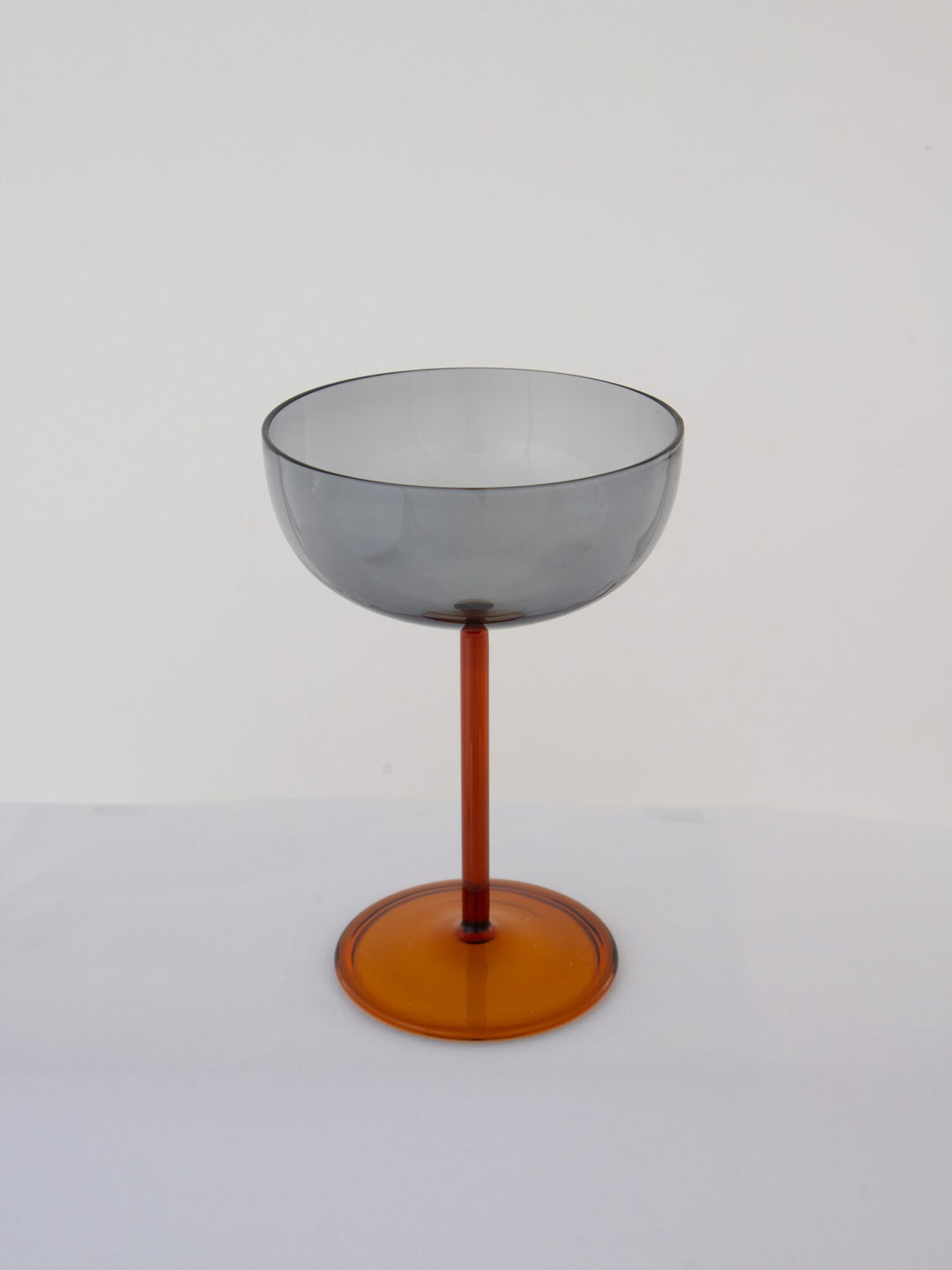 Two-Tone Coupe Cocktail Glass - Ash & Amber - view 3 of 4